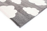 Paddington Dark Grey and White Cloud Kids Rug, [cheapest rugs online], [au rugs], [rugs australia]
