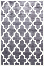 Paddington Grey and White Lattice Pattern Kids Rug, [cheapest rugs online], [au rugs], [rugs australia]