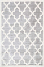 Paddington Light Grey and White Lattice Pattern Kids Rug, [cheapest rugs online], [au rugs], [rugs australia]