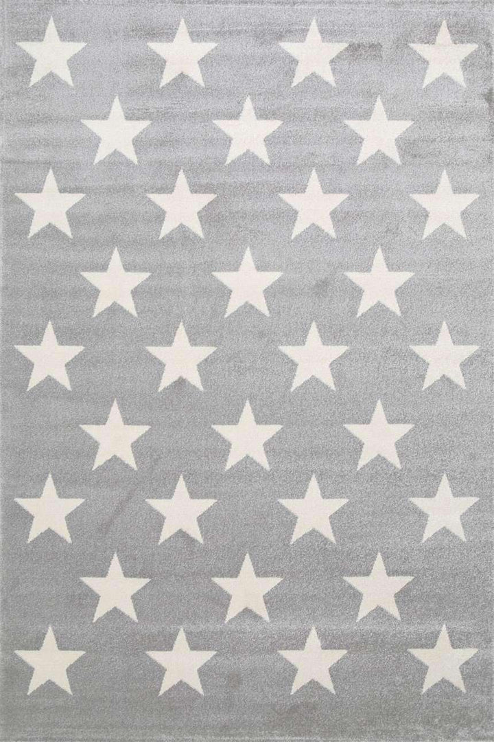 Paddington Light Grey and White Stars Kids Rug, [cheapest rugs online], [au rugs], [rugs australia]