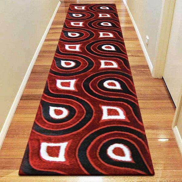 Platinum Luxury Shag 5263 Red Runner Rug, [cheapest rugs online], [au rugs], [rugs australia]