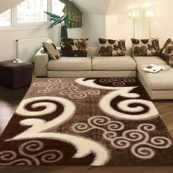 Platinum Luxury Shag 5330 Brown Rug, [cheapest rugs online], [au rugs], [rugs australia]