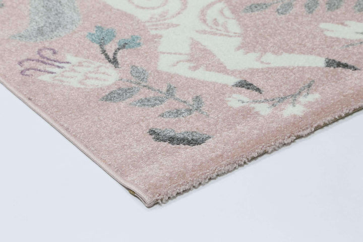 Poppins Kids Unicorn Rug Pink, [cheapest rugs online], [au rugs], [rugs australia]