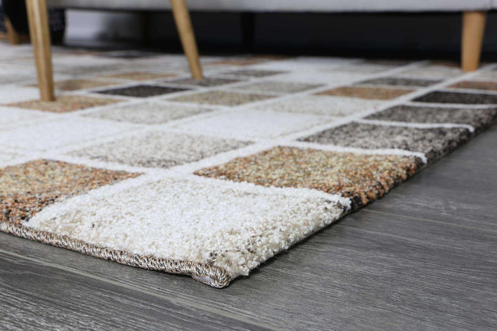 Rio Grid Rust Rug, [cheapest rugs online], [au rugs], [rugs australia]
