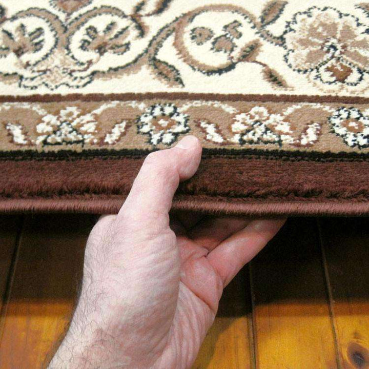 Sydney Oriental Traditional 8001 Brown Rug, [cheapest rugs online], [au rugs], [rugs australia]