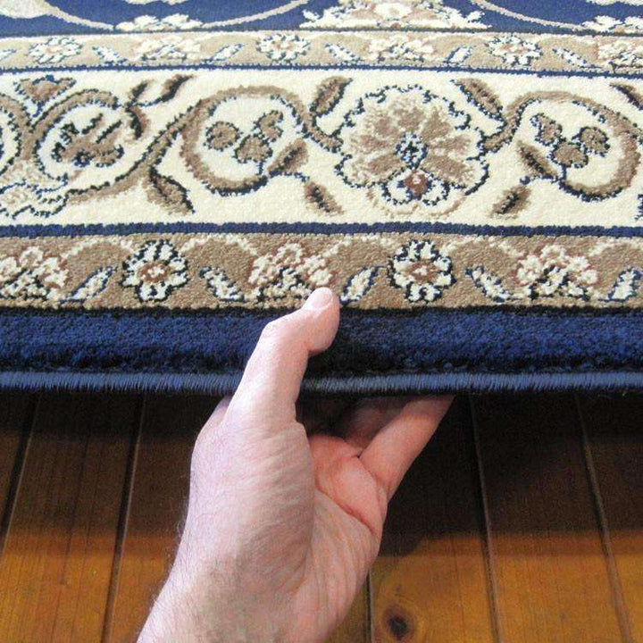 Sydney Oriental Traditional 8001 Dark Blue Rug, [cheapest rugs online], [au rugs], [rugs australia]