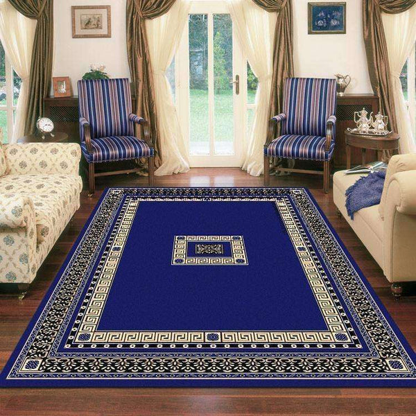 Sydney Oriental Traditional 8002 Dark Blue Rug, [cheapest rugs online], [au rugs], [rugs australia]