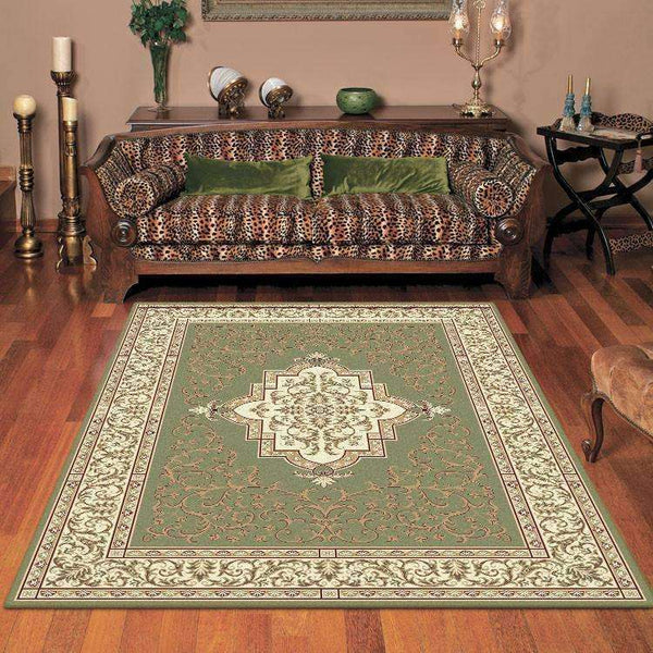 Sydney Oriental Traditional 8003 Green Rug, [cheapest rugs online], [au rugs], [rugs australia]