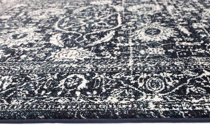 Viera Modern Distressed Navy Rug, [cheapest rugs online], [au rugs], [rugs australia]
