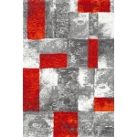 Bloom Rust Modern Rug