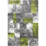 Bloom Green Modern Rug