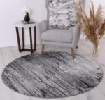 Rio Metro Grey Round Rug