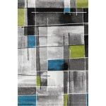 Bloom Fresh Green Modern Rug