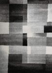 Colette Modern Supa Thick Grey Black Rug