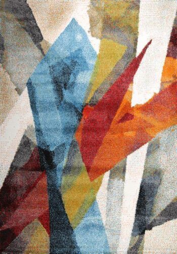 Colette Contemporary Supa Thick Multi Abstract Rug