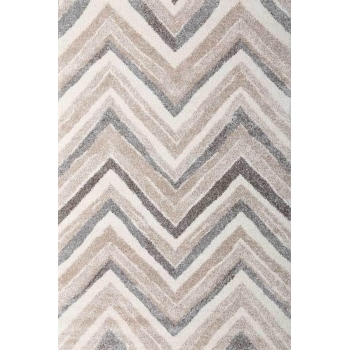 Caspia Chevron Beige Rug