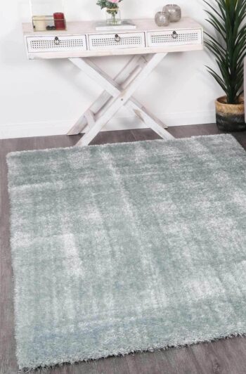 Oasis Soft Shag Teal Rug