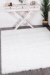 Oasis Soft Shag White Rug