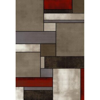 Alexa Modern Beige Runner Rug