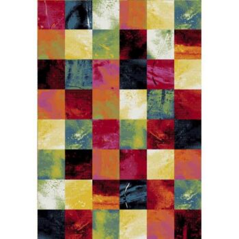 Alexa Boxed Modern Multi Runner Rug