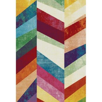 Alexa Geomatric Modern Multi Runner Rug