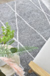 Elegance Tress Grey Plush Rug