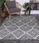 Skylar Diamond Anthracite Rug