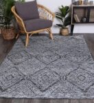 Skylar Diamond Denim Rug