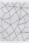 Opulence Cream Beige Geometric Rug