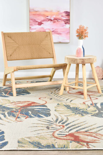 Sunny Bliss Flamingo Indoor/Outdoor Rug