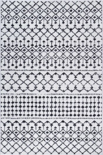 Alice Tribal Black White Rug