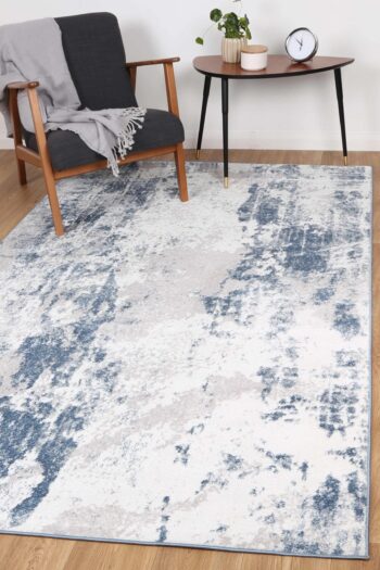Alice Modern Abstract Blue Rug