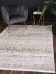 Cascade Solid Beige Modern Rug