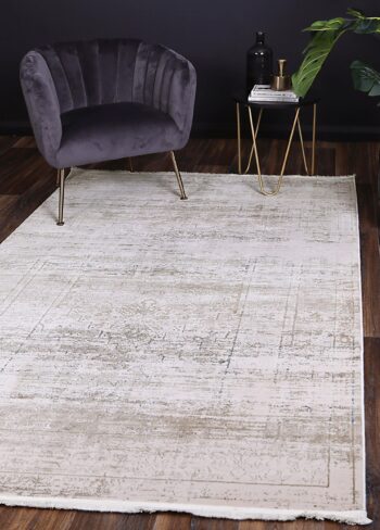 Cascade Traditional Beige Blue Rug