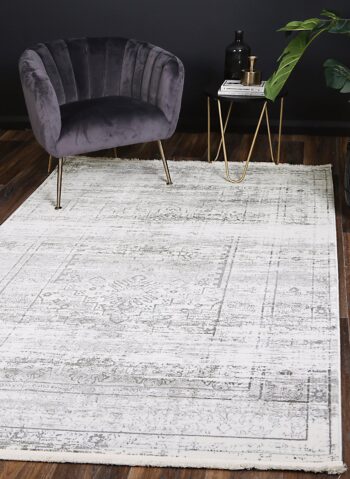 Cascade Traditional Grey Rug