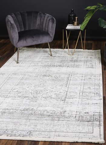 Cascade Traditional Grey Rug