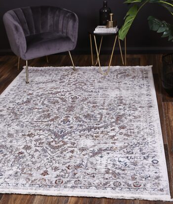 Cascade Vintage Grey Multi Rug