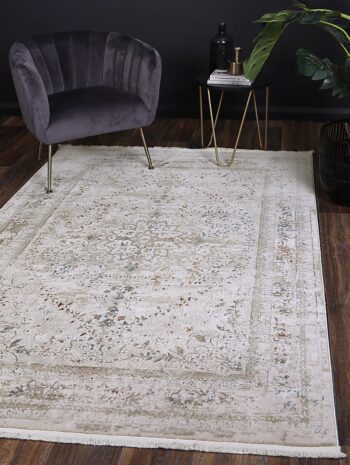 Cascade Vintage Medalion Beige Multi Rug