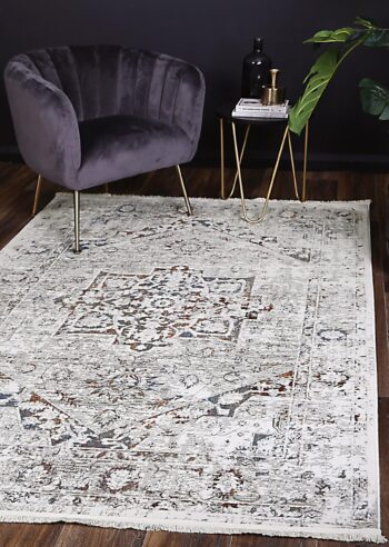 Cascade Classic Vintage Grey Multi Rug