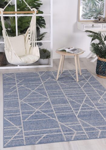 Cabana Copenhagen Indoor/Outdoor Blue Rug
