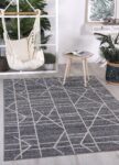 Cabana Copenhagen Indoor/Outdoor Charcoal Rug