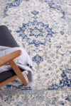 Babylon Navy Blue Traditional Rug