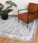 Abbot Traditional Grey Rug