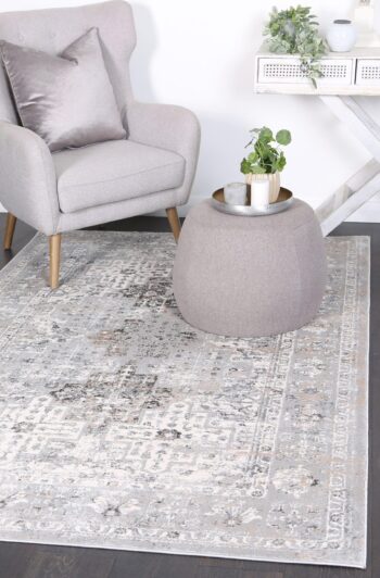Anastasia Grey Oriental Rug