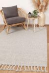 Cora Modern Wool Grey Wool Rug
