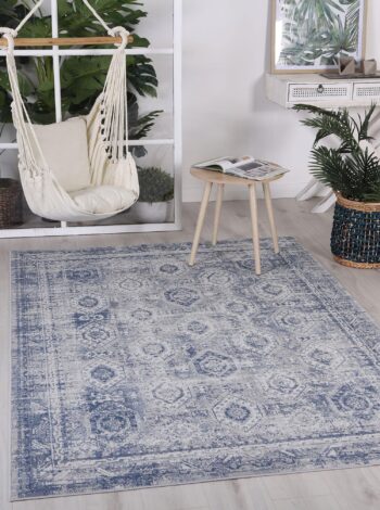 Cabana Herat Indoor/Outdoor Blue Rug