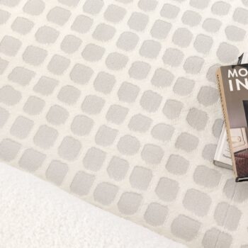 Luna Geometric Shapes Cream Grey Rug