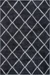 Layla Diamond Charcoal Rug