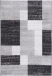 Layla Abstract Geometric Grey Rug