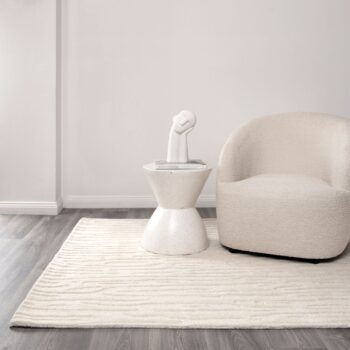 Nordic Nest Sandstorm Cream Wool Rug